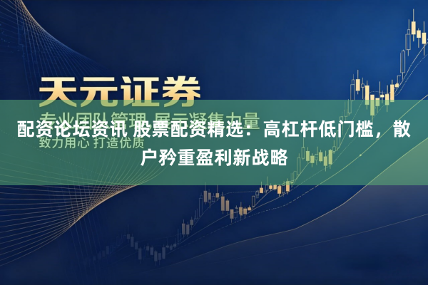 配资论坛资讯 股票配资精选：高杠杆低门槛，散户矜重盈利新战略